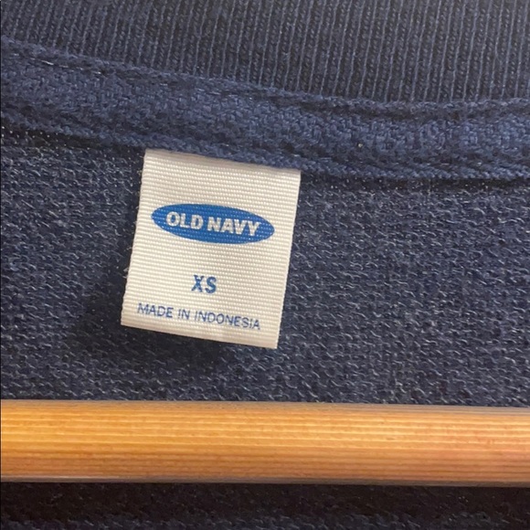 Navy/white Tie-Dye Sweatshirt - Picture 4 of 5